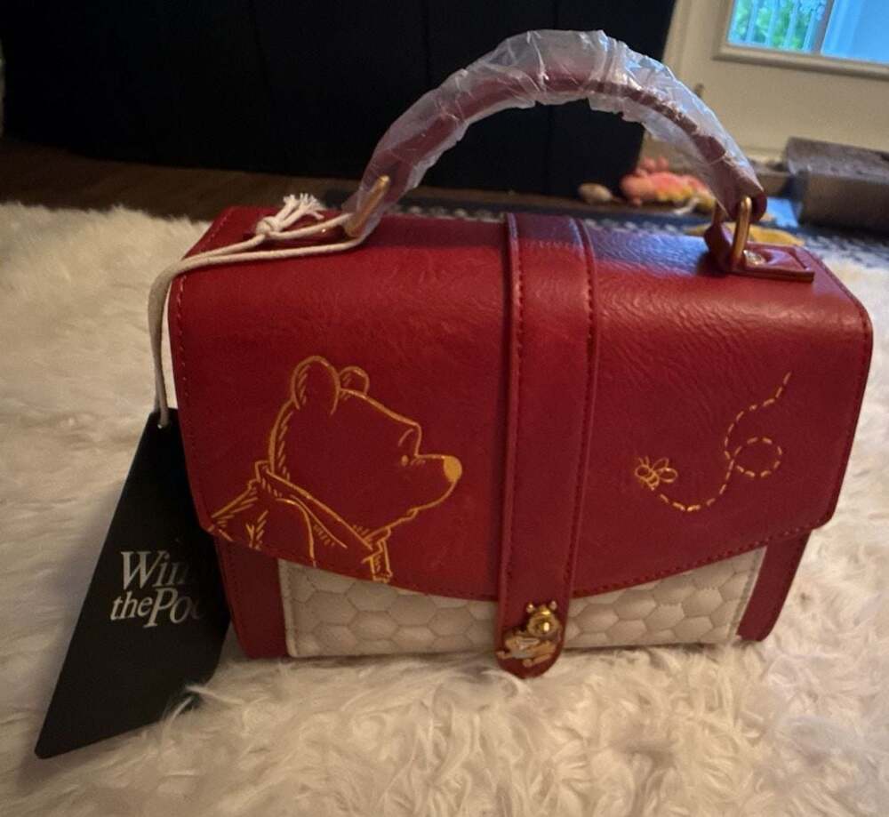 Disney Loungefly Winnie the Pooh Honeycomb Crossbody Bag